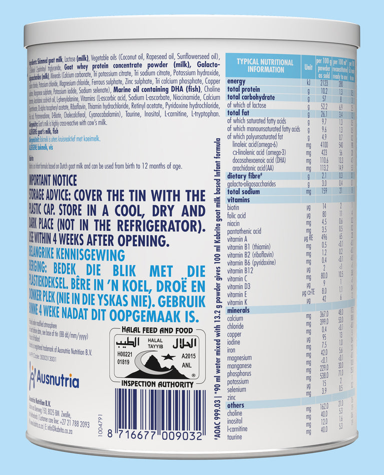 Kabrita Infant Formula 400g