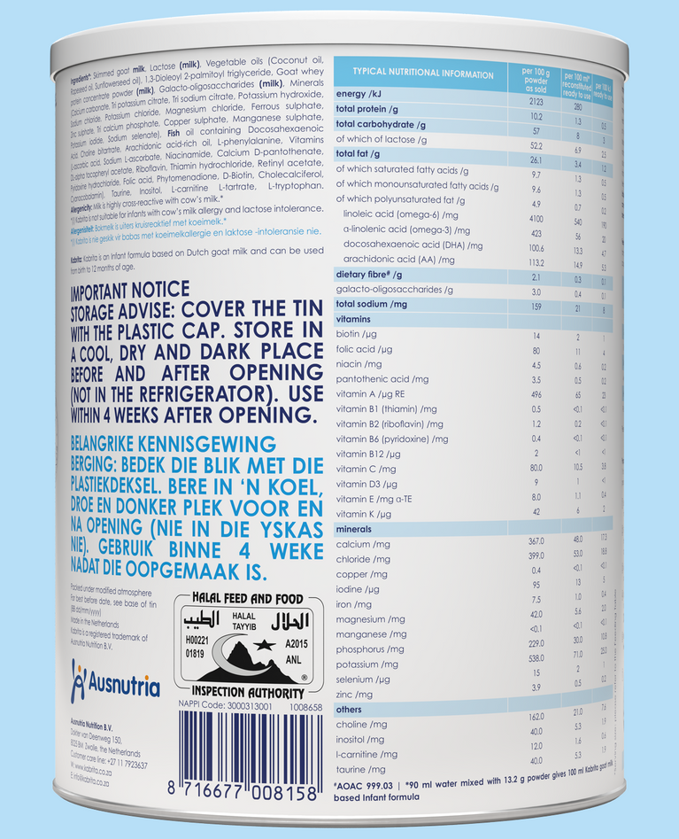 Kabrita Infant Formula 800g