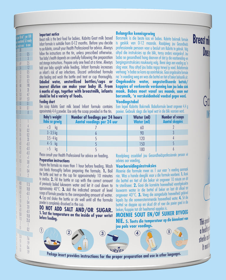 Kabrita Infant Formula 400g