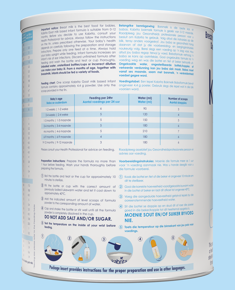 Kabrita Infant Formula 800g